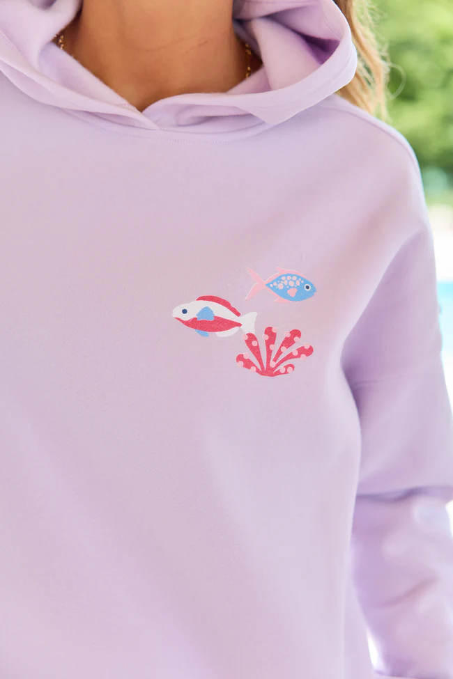 A Reel Catch Purple Graphic Hoodie - Image 4