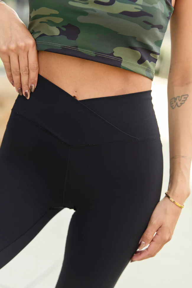 Active State 7/8 High-Rise Black Leggings - Image 5