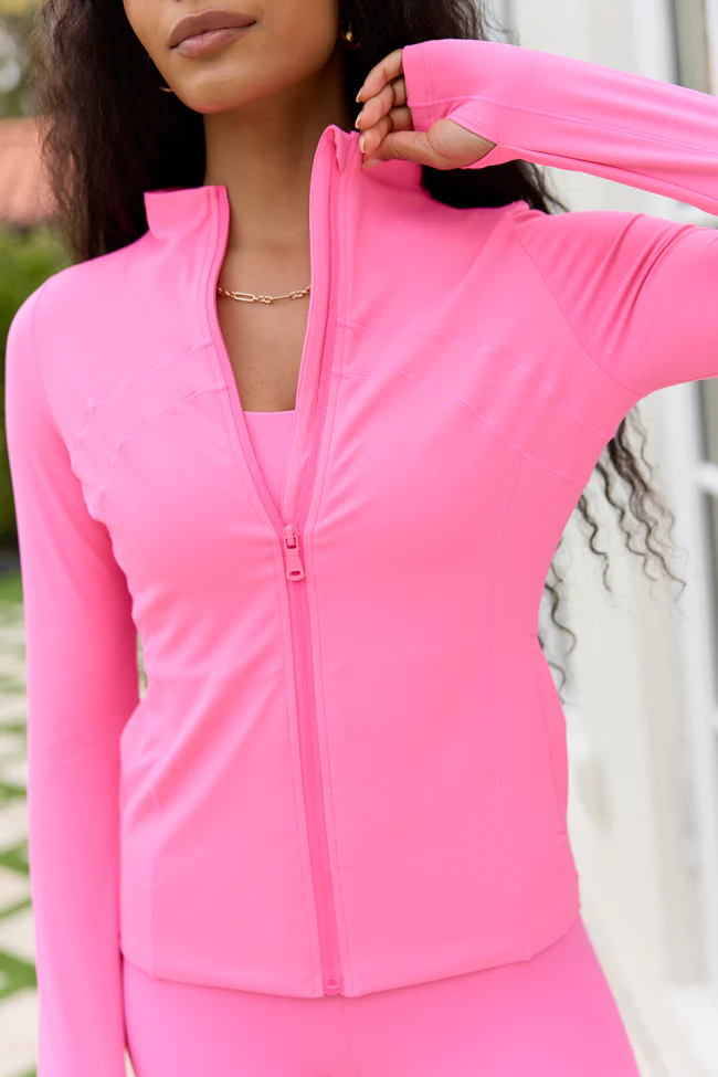 Active State Bubblegum Heat Pink Jacket SALE - Image 2