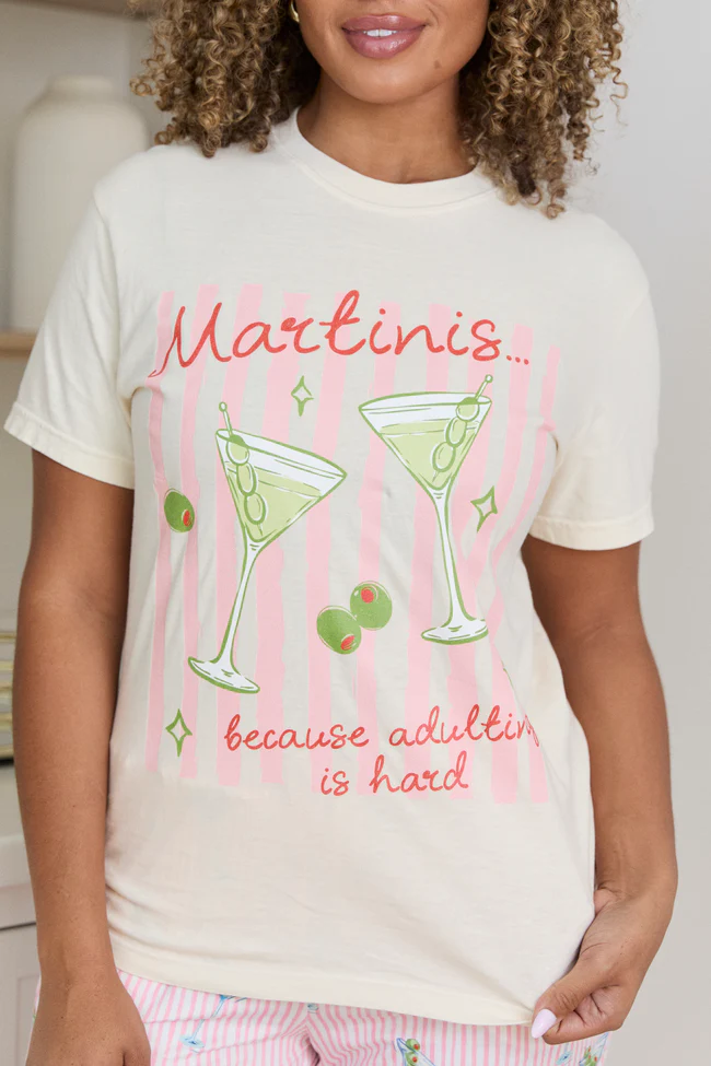 Adulting Is Hard Ivory Comfort Colors Graphic Tee - Image 2