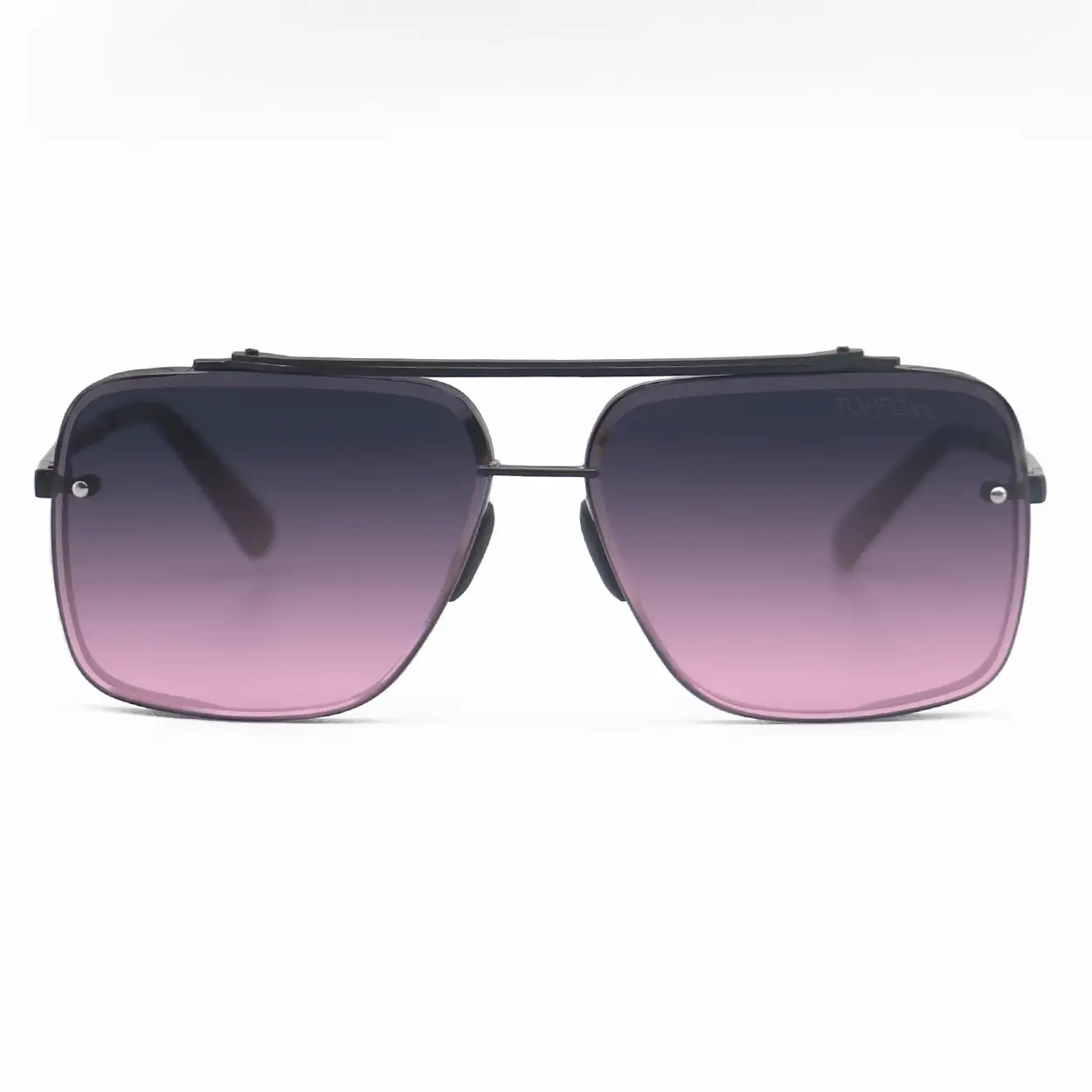 TopFoxx Bella Faded Purple and Pink - Tangle Free Aviator Sunglasses - Image 2