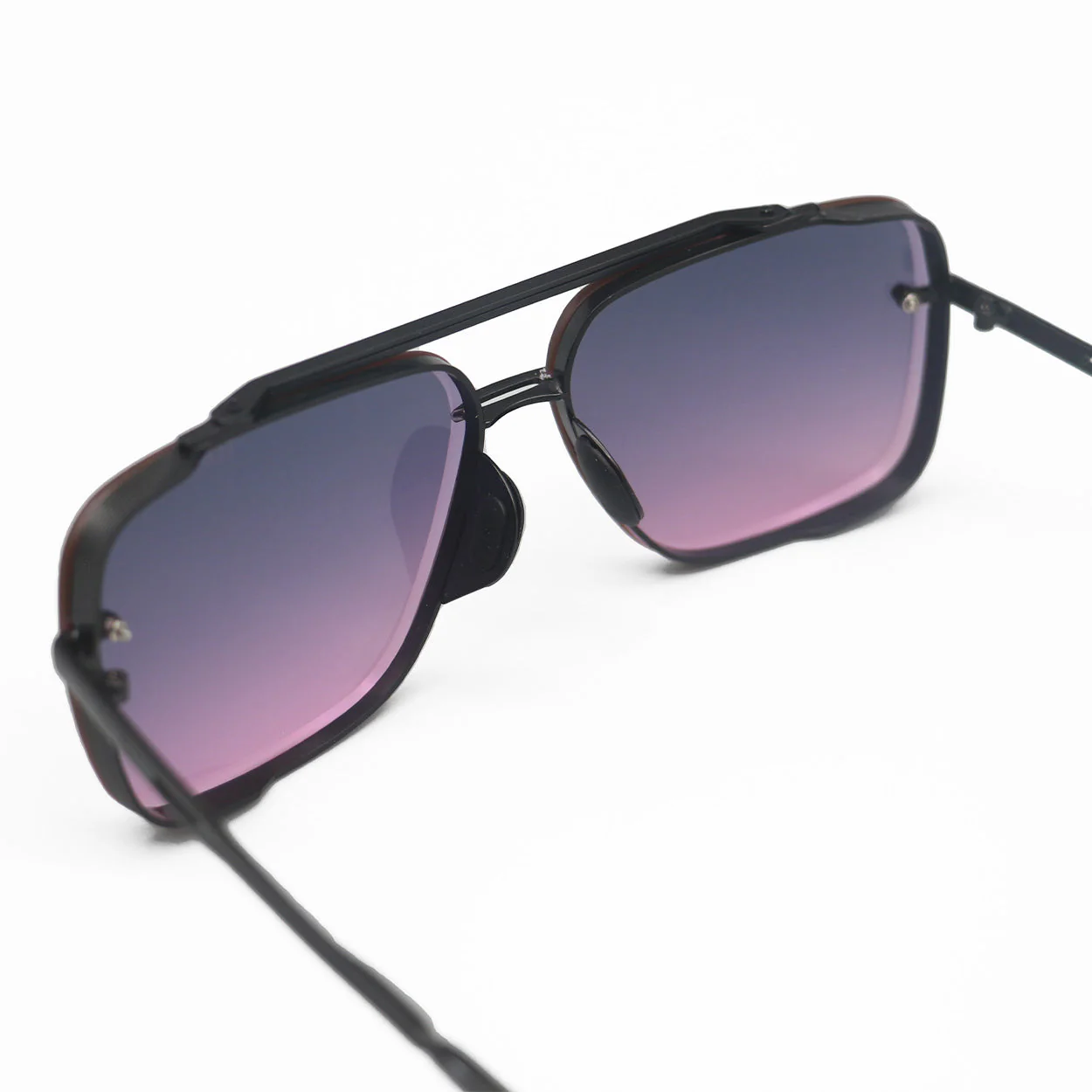 TopFoxx Bella Faded Purple and Pink - Tangle Free Aviator Sunglasses - Image 7