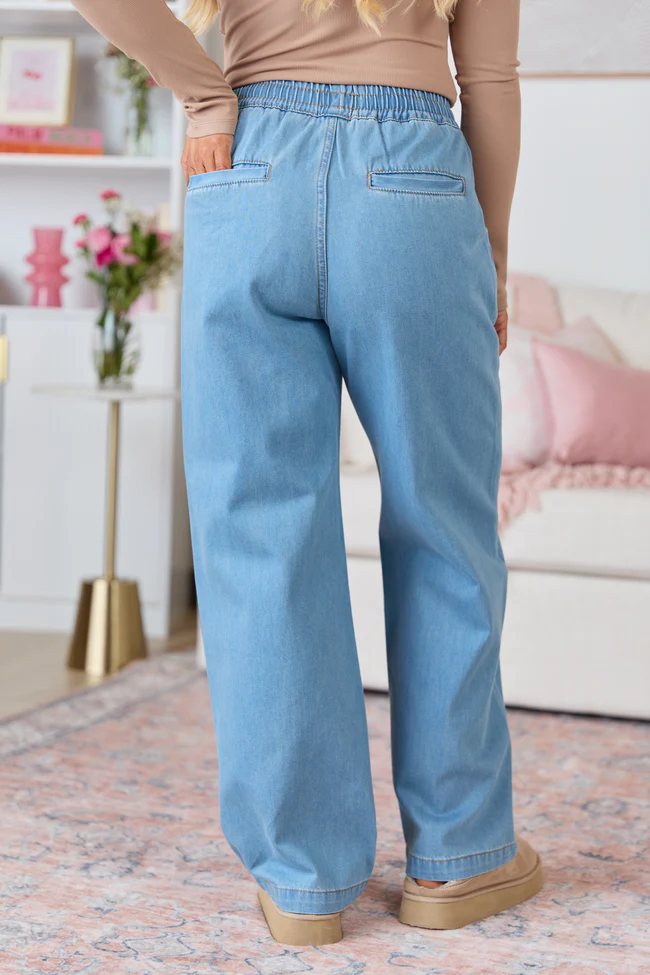 Bridgette Loose Fit Drawstring Jeans FINAL SALE - Image 4