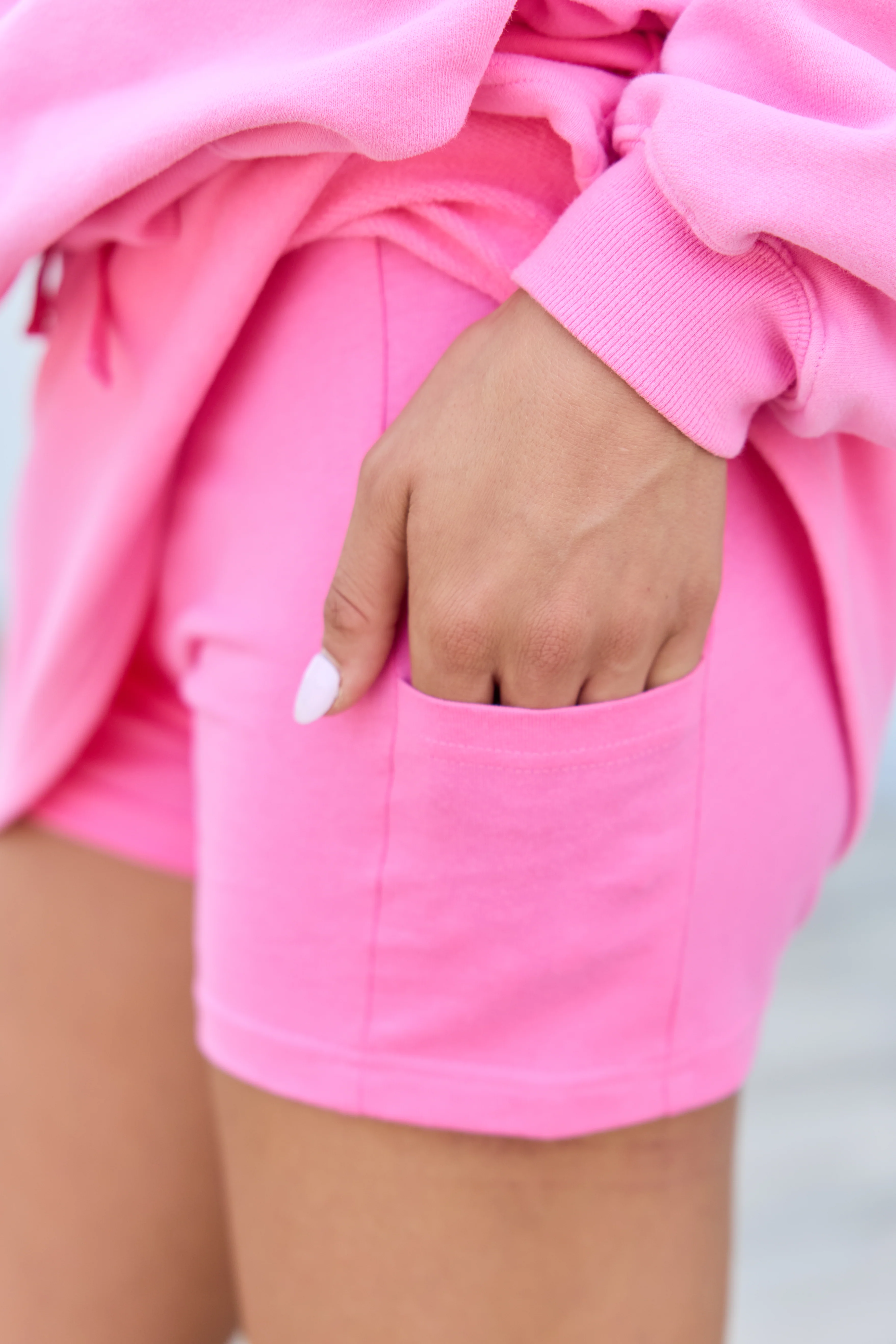 Everyday Ease Bright Pink Fleece Skort - Image 4