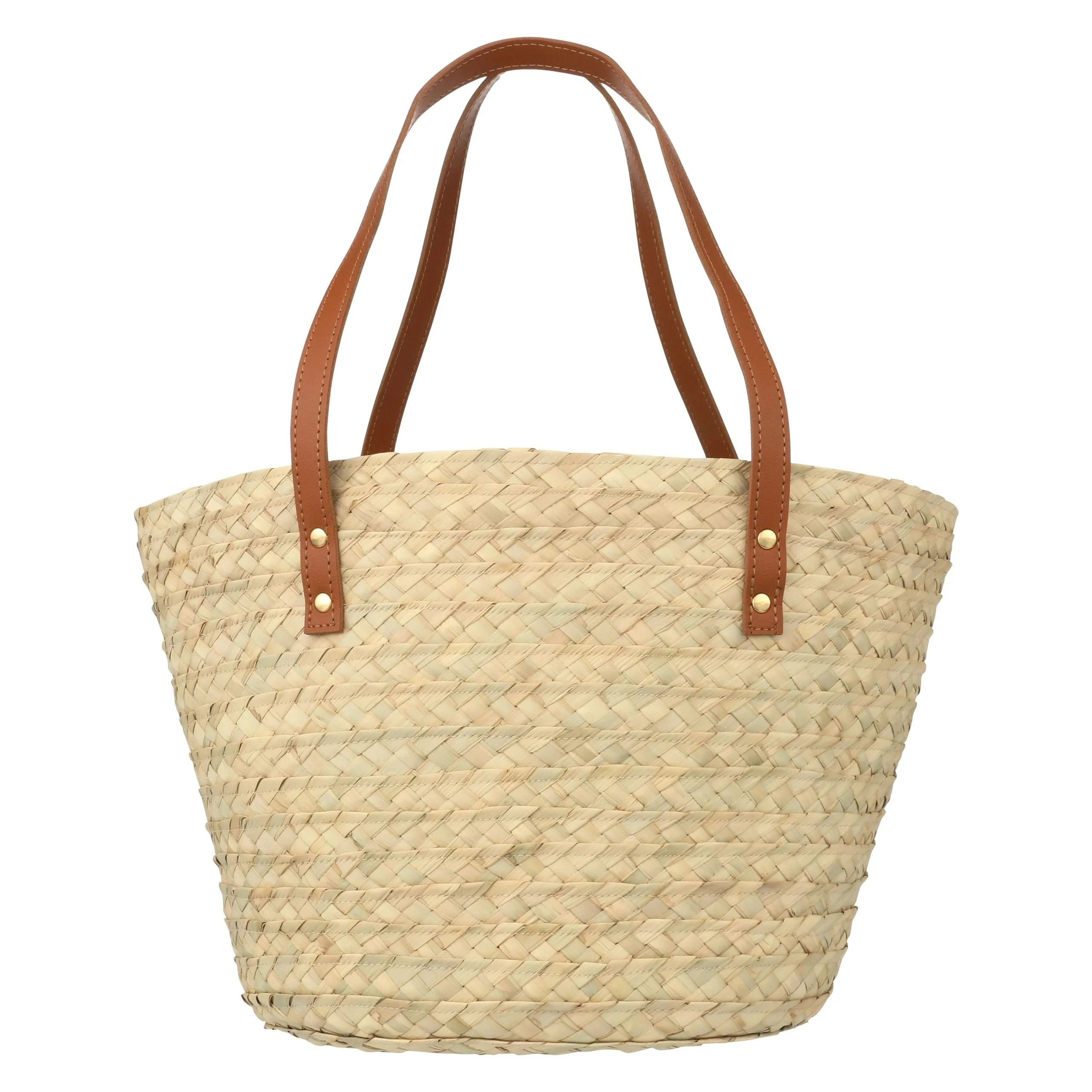 Hand Woven Straw Tote - Image 2