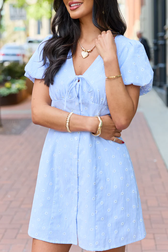 Jessica Blue Daisy Dress SALE
