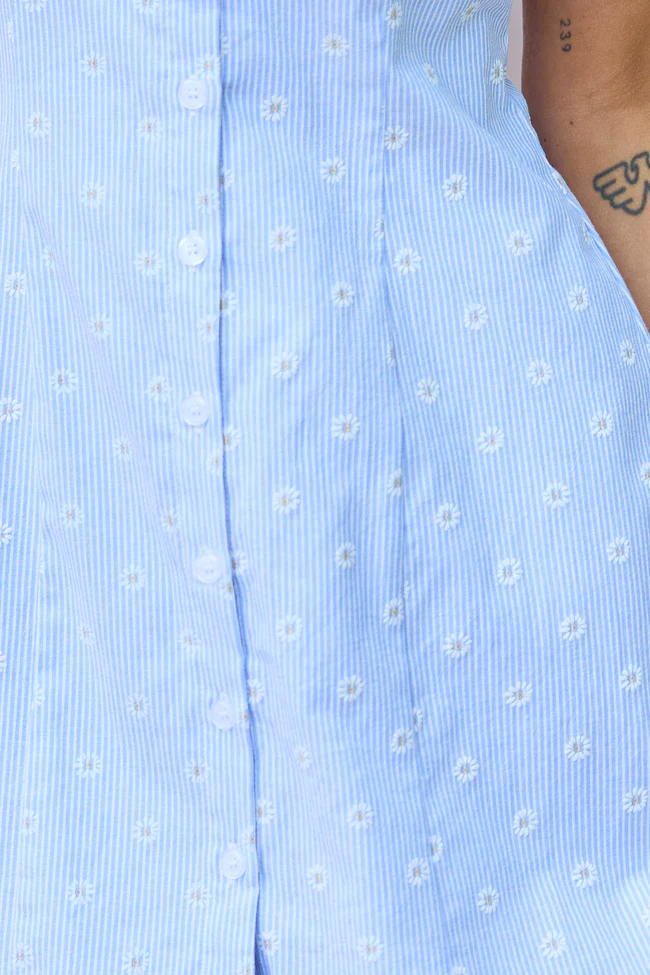 Jessica Blue Daisy Dress SALE - Image 3