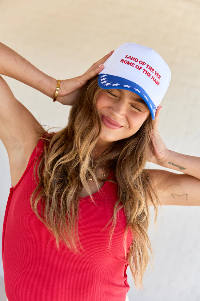 Land Of The Yee Home Of The Haw Trucker Hat FINAL SALE - Image 2