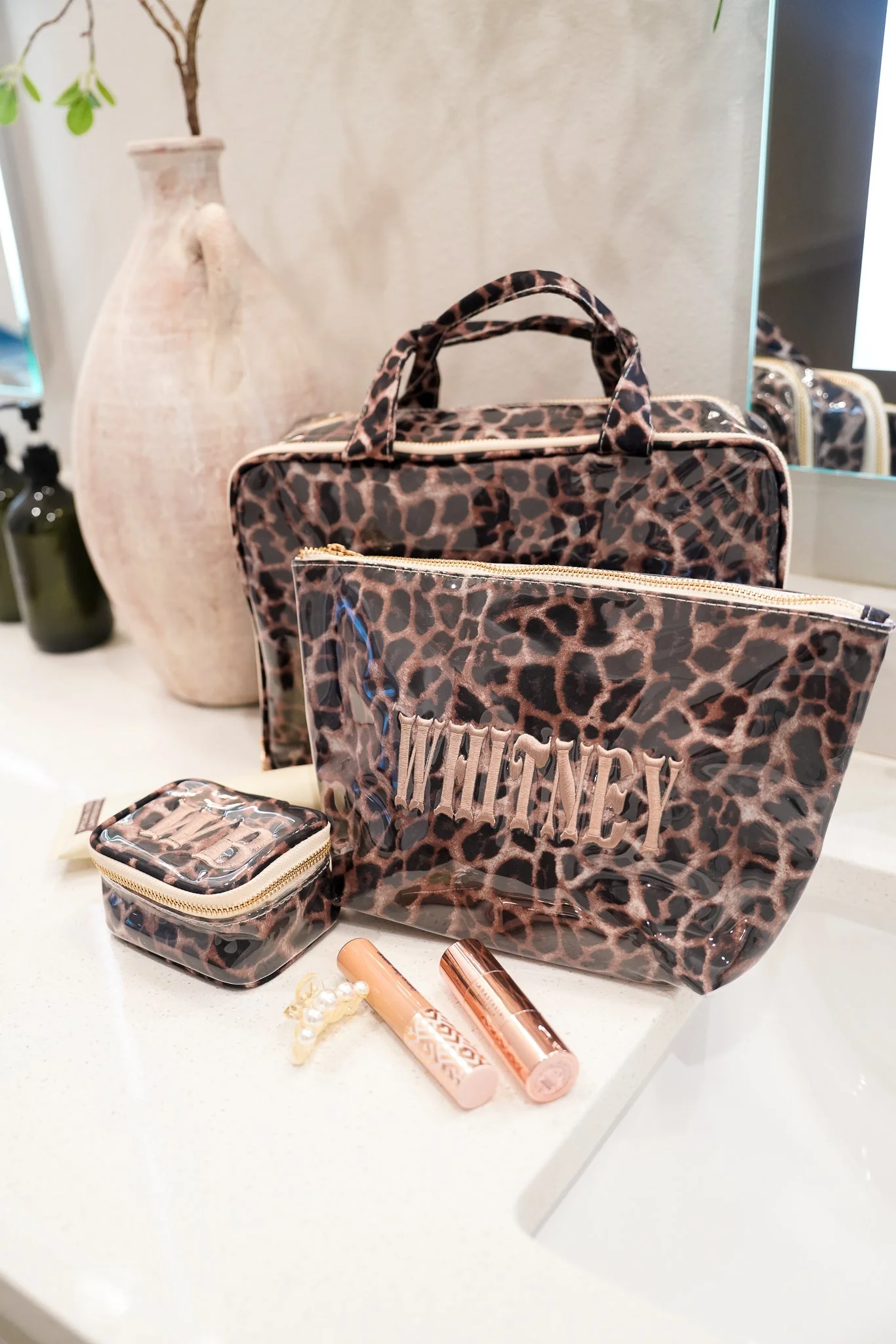 KenzKustomz Clear Coat Toiletry Case - Leopard - Image 6
