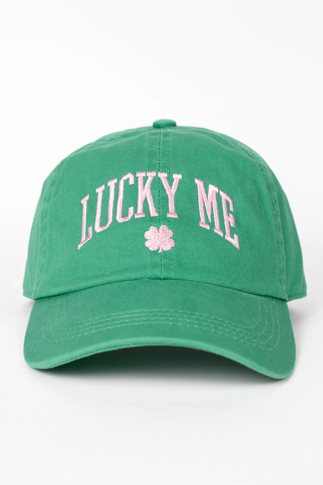 Lucky Me Green Baseball Hat - Image 2
