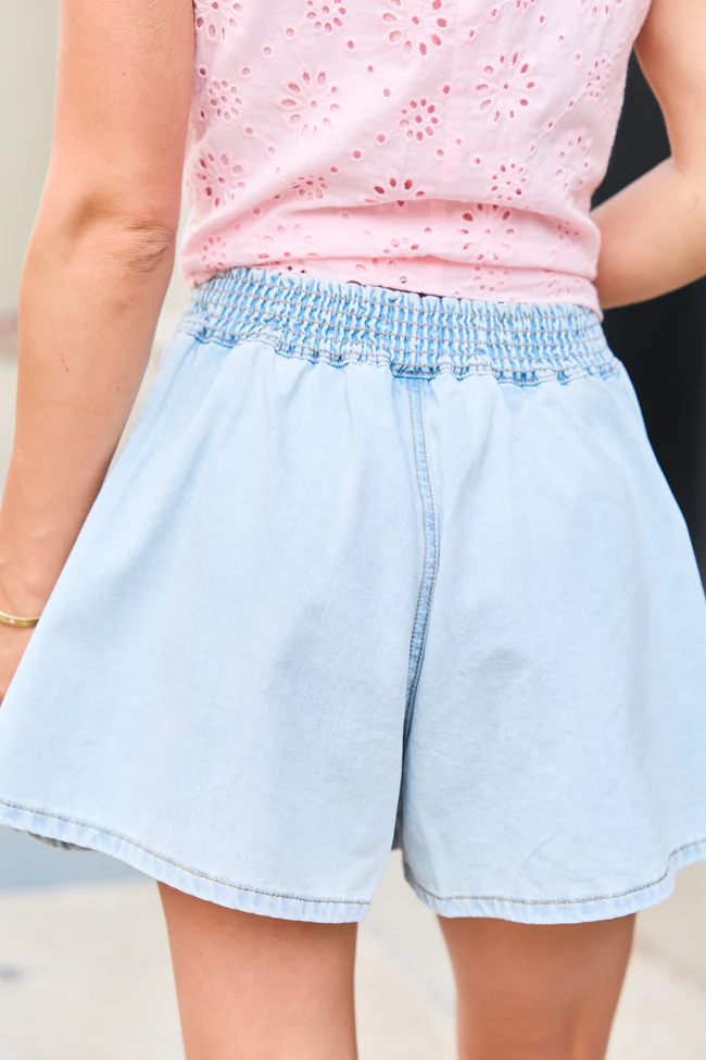 Maddie Pull On Denim Skort - Image 5