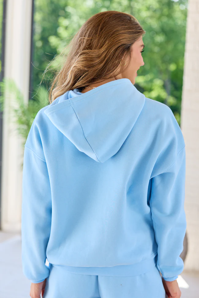 Mama Block Light Blue Graphic Hoodie - Image 4