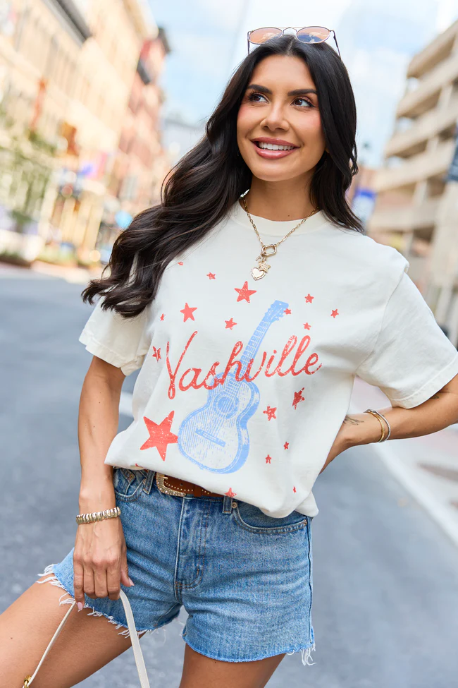 Nashville Star Ivory Comfort Colors Graphic Tee - Image 4