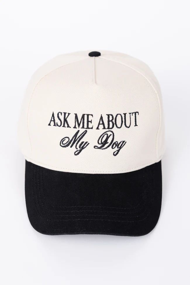 Ask Me About My Dog Black Trucker Hat FINAL SALE - Image 4