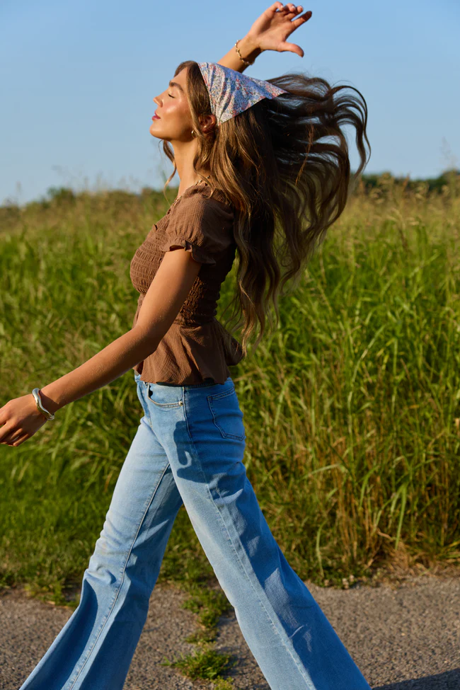 My Favorite Stretchy Light Wash Bootcut Flare Jeans - Image 6