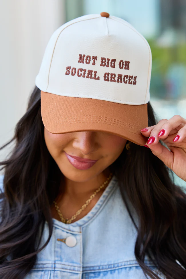 Not Big On Social Graces Trucker Hat