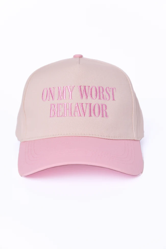 On My Worst Behavior Trucker Hat - Image 2