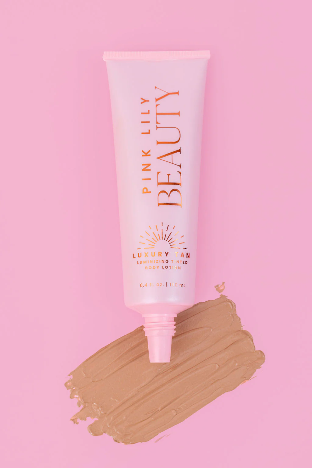 Pink Lily Luxury Tan Luminizing Body Lotion - Beachy Glow (Light) FINAL SALE - Image 2