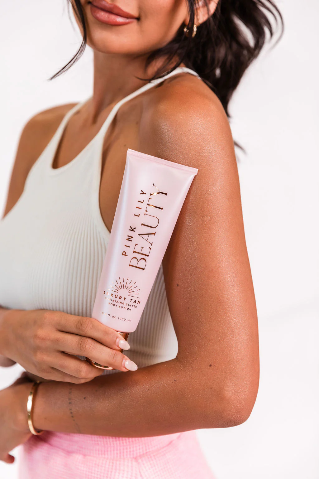 Pink Lily Luxury Tan Luminizing Body Lotion - Bronze Glow (Dark) FINAL SALE - Image 6