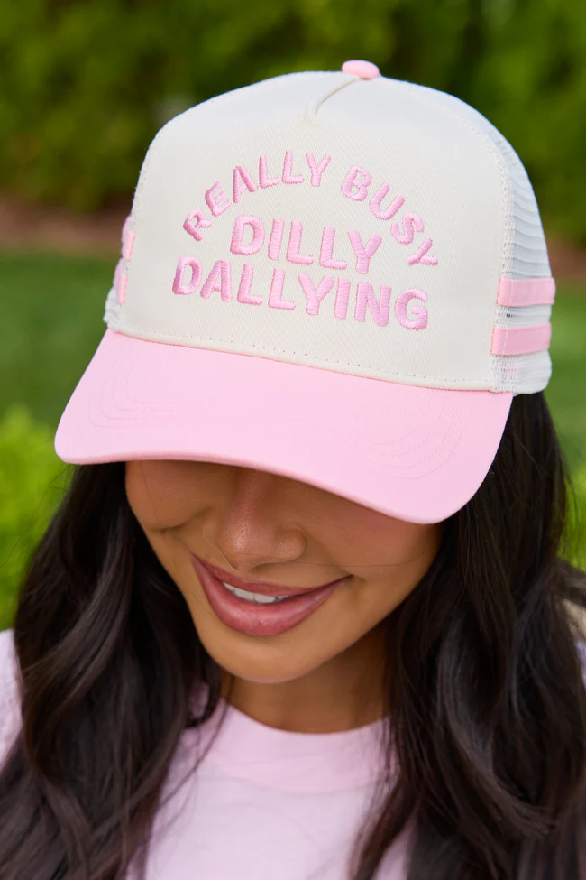 Really Busy Dilly Dallying Trucker Hat - Image 3