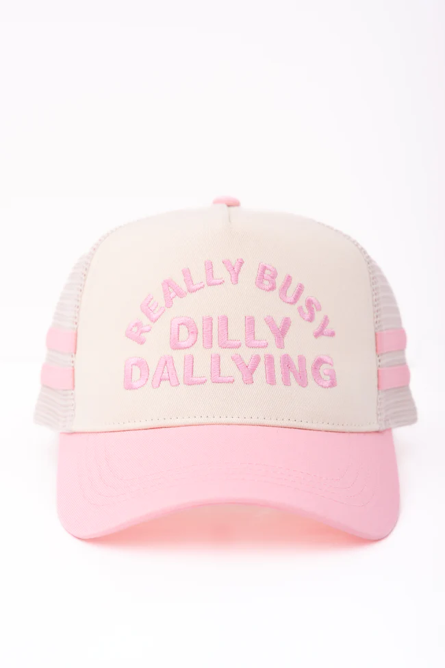 Really Busy Dilly Dallying Trucker Hat - Image 5