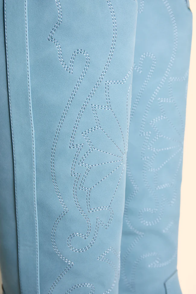 Shania Blue Boots - Image 6
