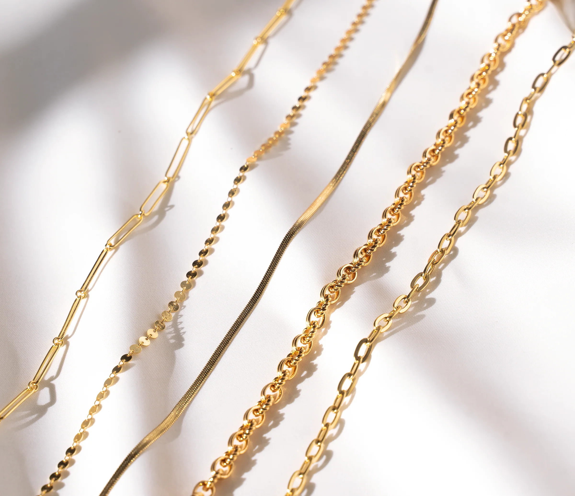 Shirin Gold Paperclip Chain Necklace - Image 8
