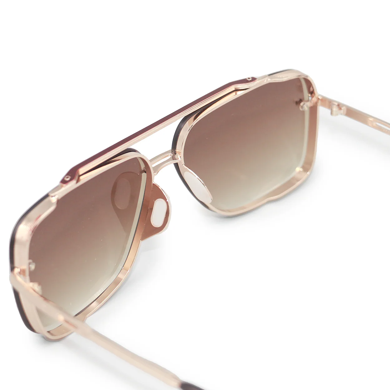 TopFoxx Smaller Bella Coffee - Tangle Free Aviator Sunglasses - Image 5