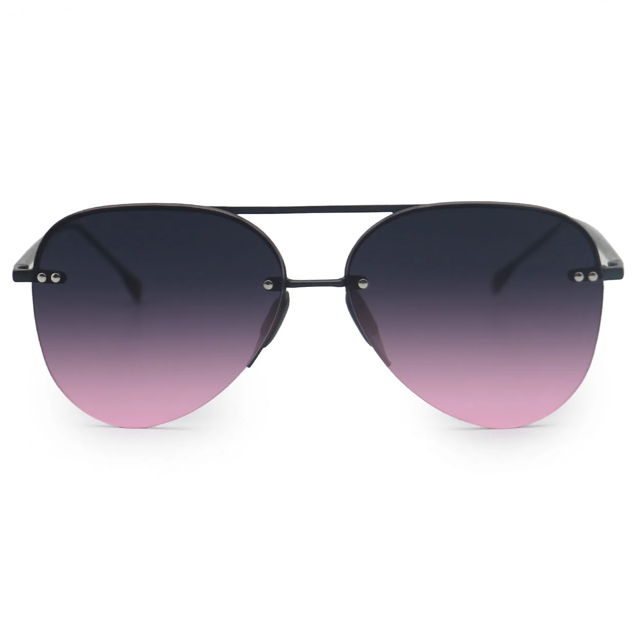 TopFoxx Smaller Megan 2 Faded Purple Pink - Tangle Free Aviator Sunglasses - Image 3