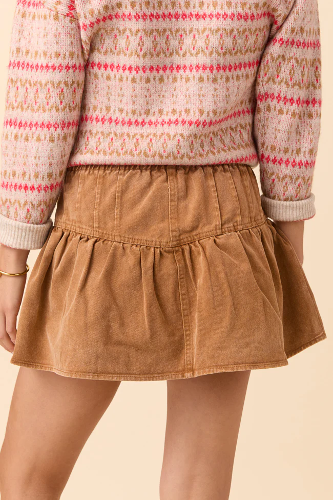 Sophie Brown Ruffle Skort FINAL SALE - Image 7