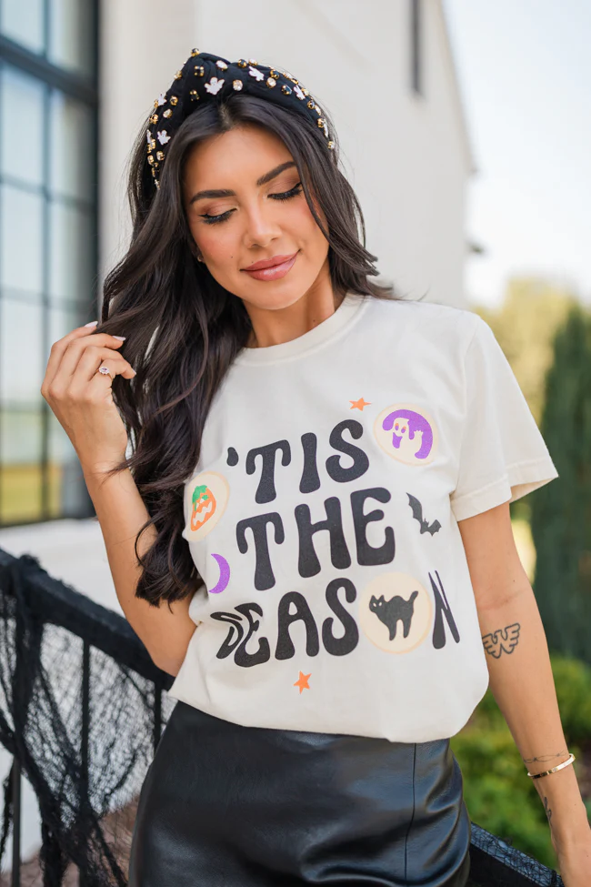 Tricks and Treats Ivory Graphic Tee - Image 3