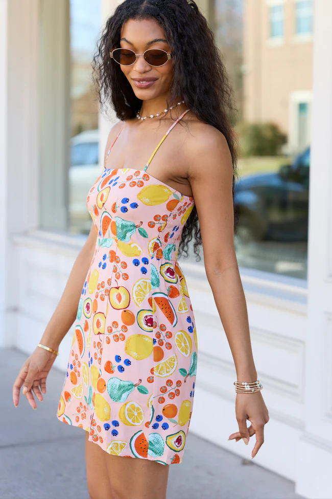 Undeniable Growth Multi Icon Print Mini Dress FINAL SALE - Image 4