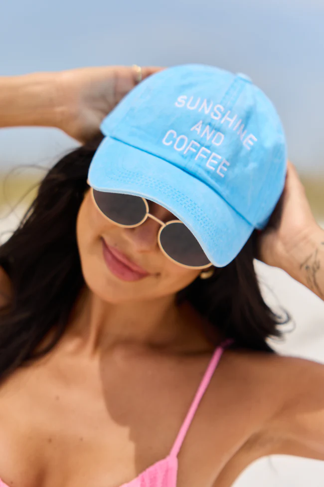 Sunshine And Coffee Baseball Hat  SALE - Image 2
