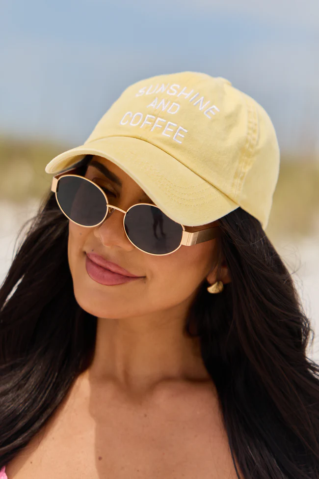 Sunshine And Coffee Baseball Hat  SALE - Image 4